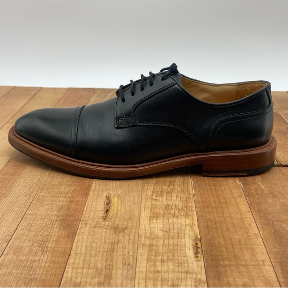 CURATORE AUGUSTO-SZ 9-Black Leather Oxford Shoe-MSRP $395 -LIGHTLY USED NO BOX main image 10